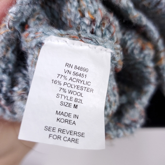 Vintage Haband Wool Blend Knit Crew Neck Sweater - Picture 5 of 6